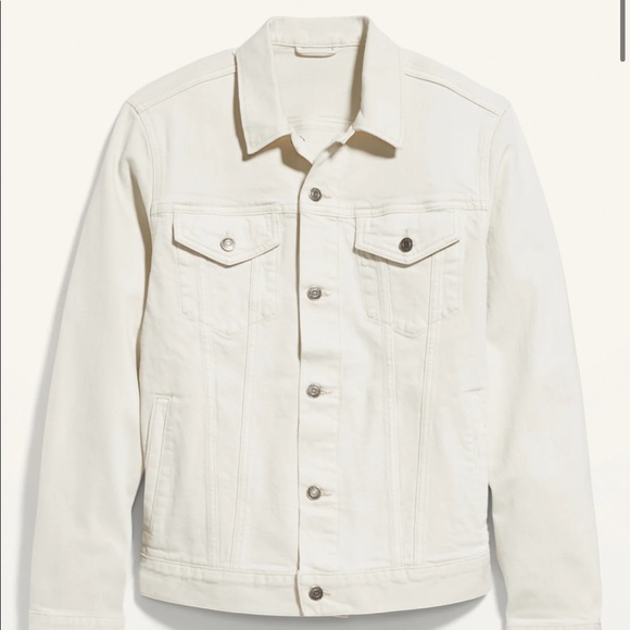 Old Navy Jackets & Coats Nwt Gender Neutral Ecru Jean Jacket Poshmark